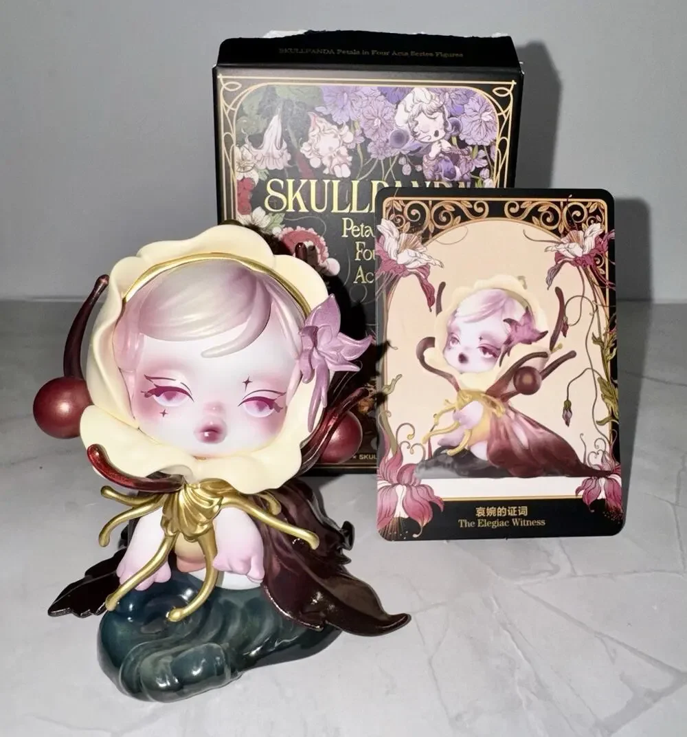 Pop Mart Skullpanda Petals in Four Acts Series Figure: The Elegiac Witness